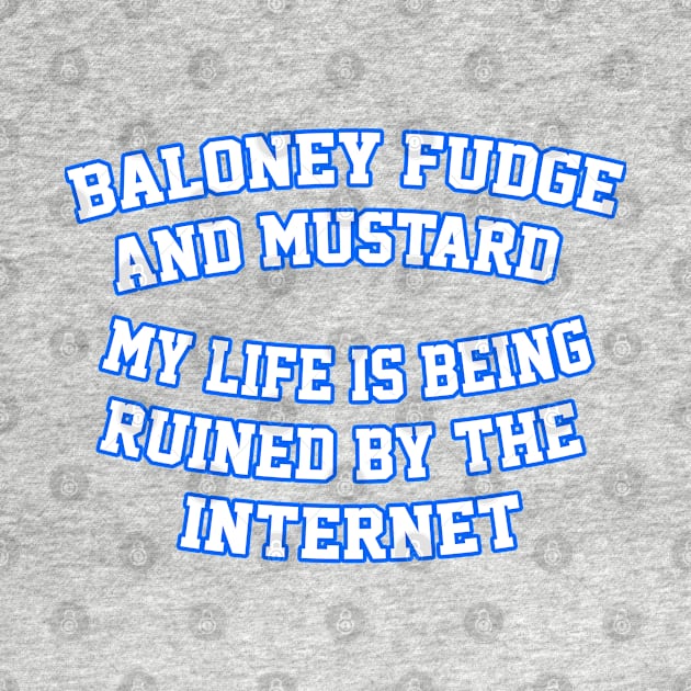 Baloney Fudge and mustard by grinningmasque